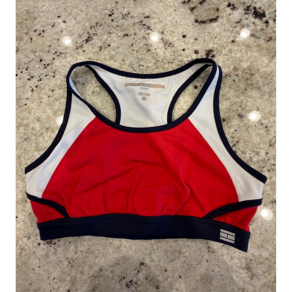 Tommy Hilfiger Sport Colorblock Sports Bra Size M